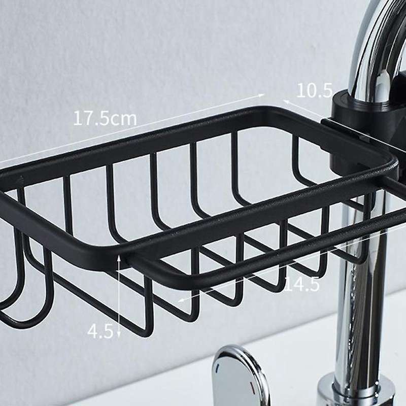 Kitchen Storage Rack Faucet Rack Aluminum Basket Sink Storage
