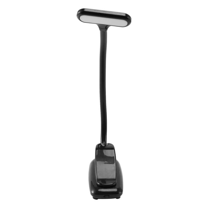 Rechargeable Clip On Light,3 Modes,9 Leds,eye Protection-black