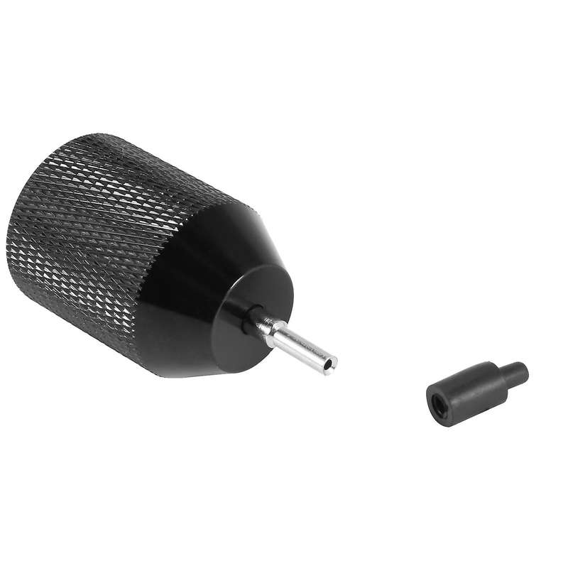 Black Co2 Needle Air Soft Refill Charger Adapter Cartridges