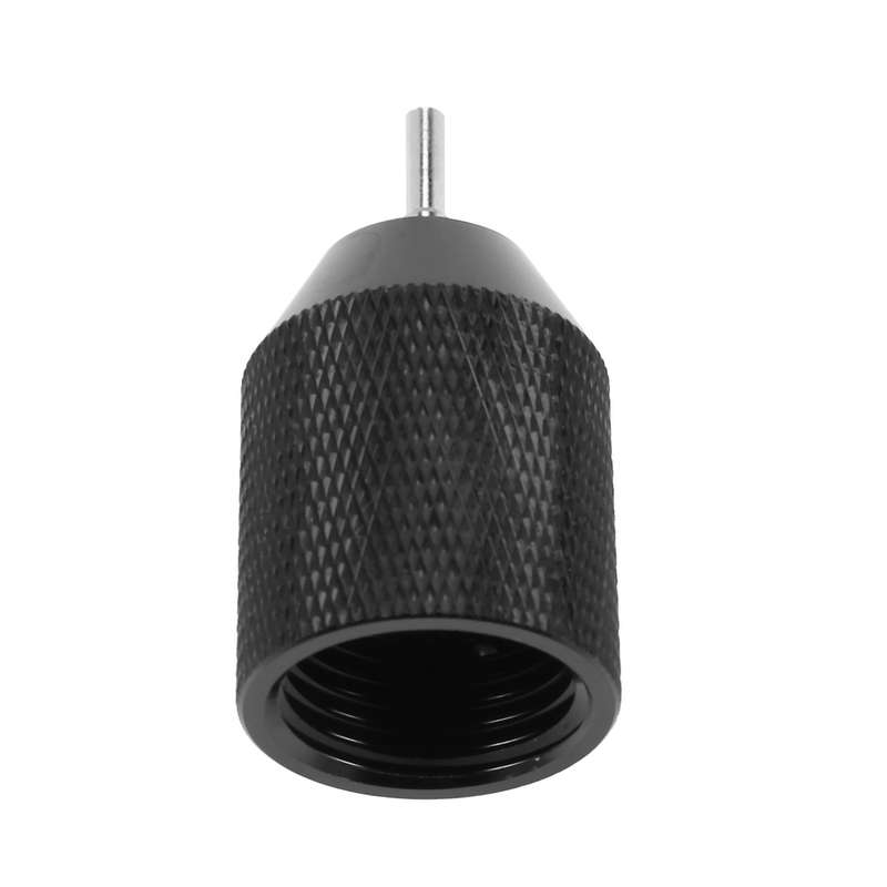 Black Co2 Needle Air Soft Refill Charger Adapter Cartridges
