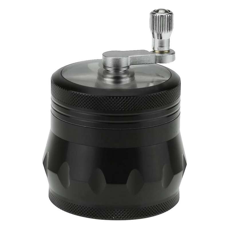 Spice Grinder Jar Style Manual Hand Cranked Aluminum Herb Grinder