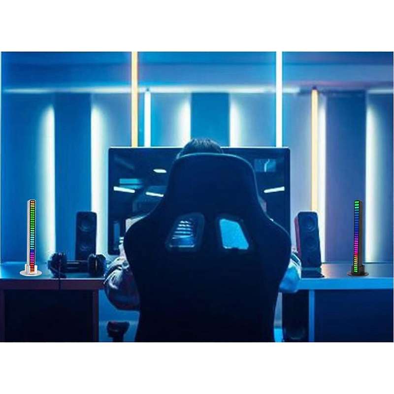 Rgb Sound Control Led Light Pickup Voice Activated Rhythm Lights- C