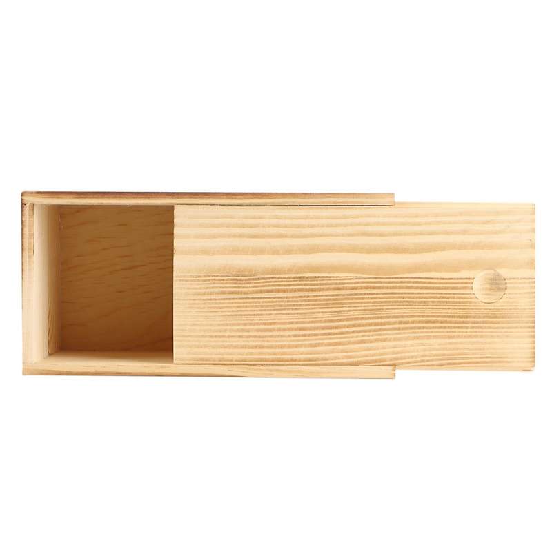 2pcs Wood Jewelry Box for Rings, Earrings, Necklaces,burnt Wood Color