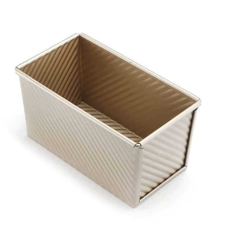 Loaf Pan Bread Toast Mold Deep Loaf Pan Corrugated Non Stick Gold