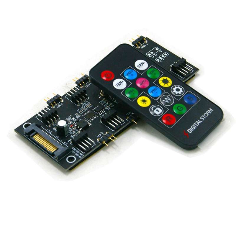 Argb 5v Lighting Fan Pwm Controller for 4pin 3pin with Remote Control