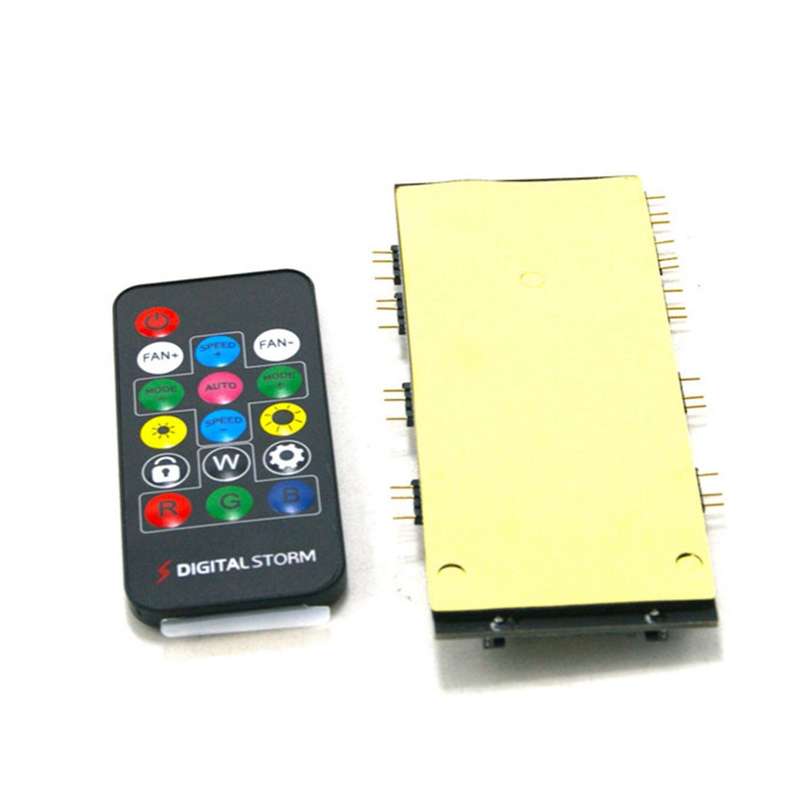 Argb 5v Lighting Fan Pwm Controller for 4pin 3pin with Remote Control