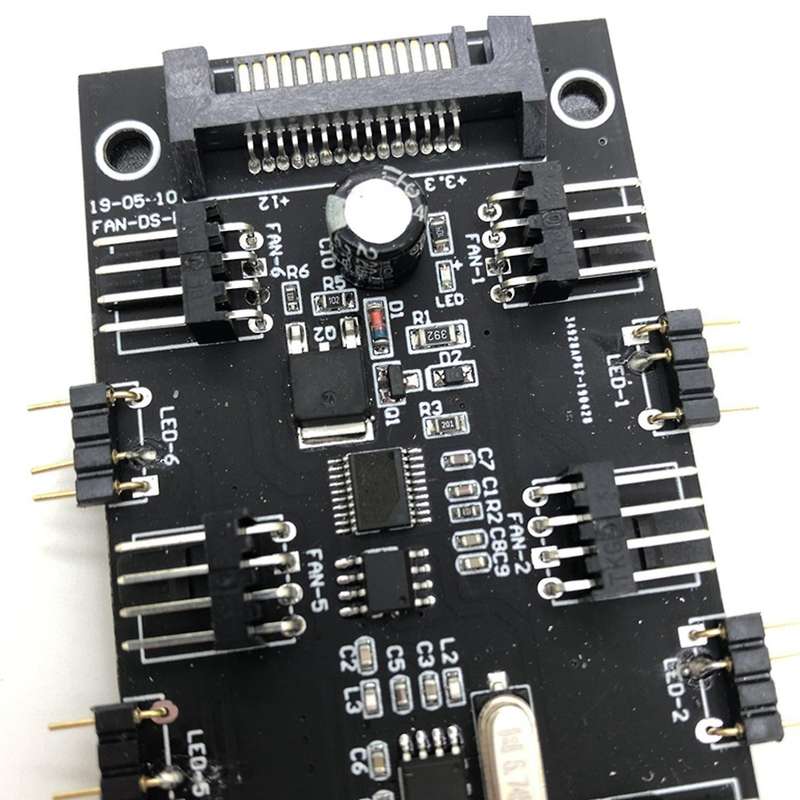 Argb 5v Lighting Fan Pwm Controller for 4pin 3pin with Remote Control