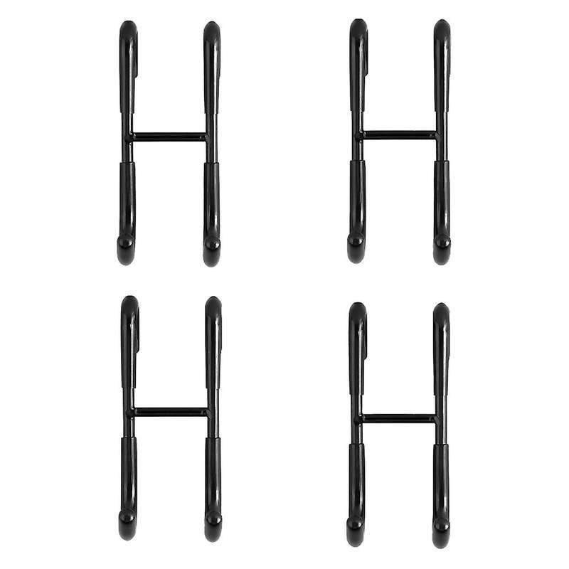 Shower Door Hooks, Towel Hanger for Bathroom, Door Hooks, Black