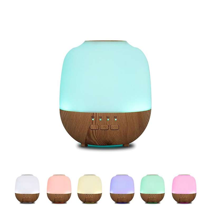 Electric Aromatherapy Diffuser Essential Oil Humidifier(black)