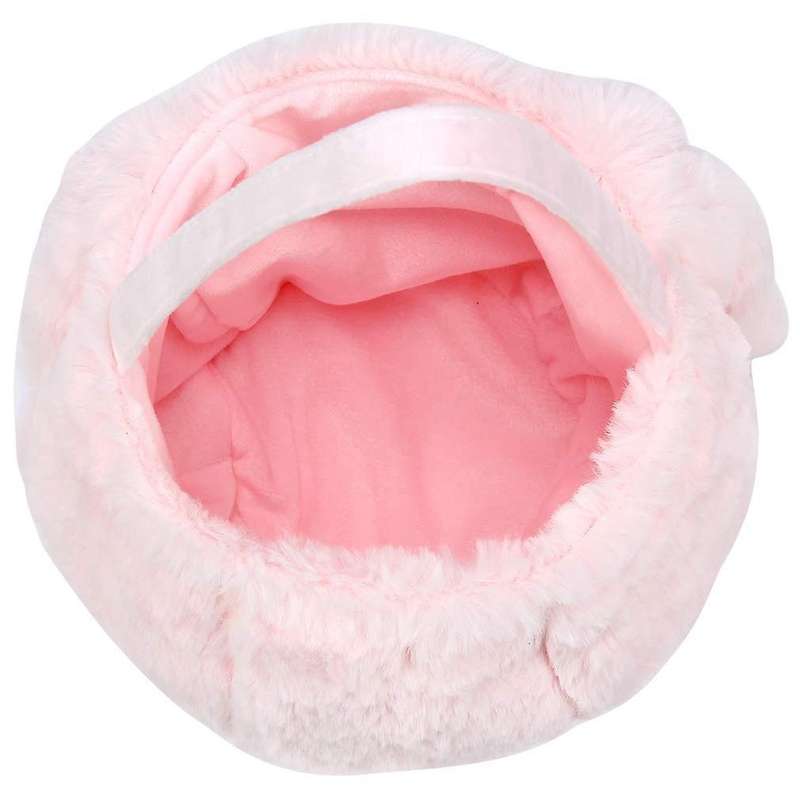 Plush Easter Bunny Basket for Gifts Storage(grey)