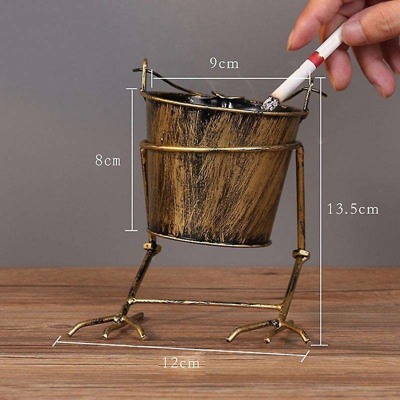 European Style Retro Iron Handmade Ashtray Personalized Home B