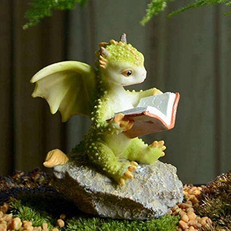 Fairy Garden Dragon Figurine- Cute Cartoon -powerful Dragon