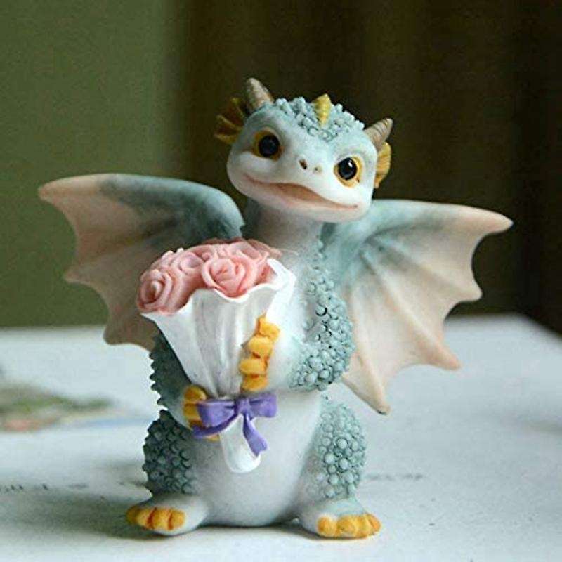 Fairy Garden Dragon Figurine- Cute Cartoon -powerful Dragon