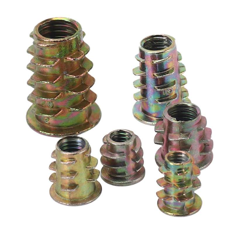 Threaded Inserts Nuts, Wood Insert Assortment Tool Kit, (165 Pcs)