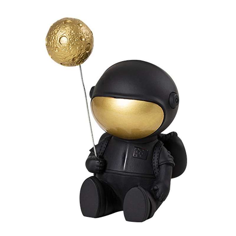 Resin Astronaut Small Ornaments Cartoon Character Shape for Home-d