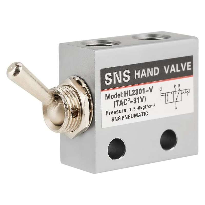 Sns Toggle Switch G1/8 Pneumatic Mechanical Valve Pressure 0-8kgf/cm