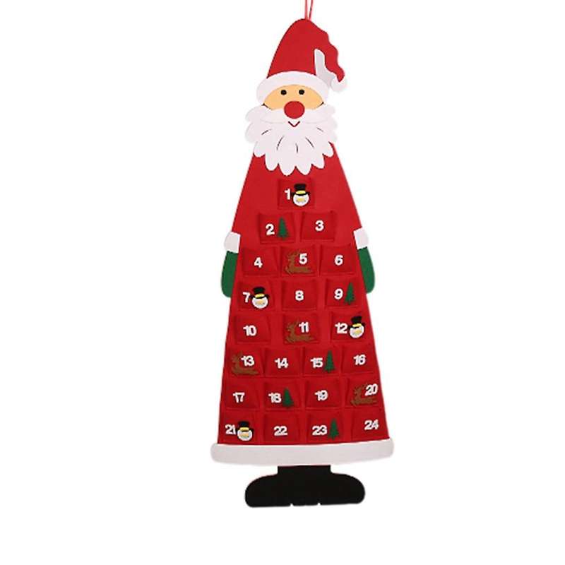 Christmas Advent Calendar Santa Claus Countdown Calendar -a