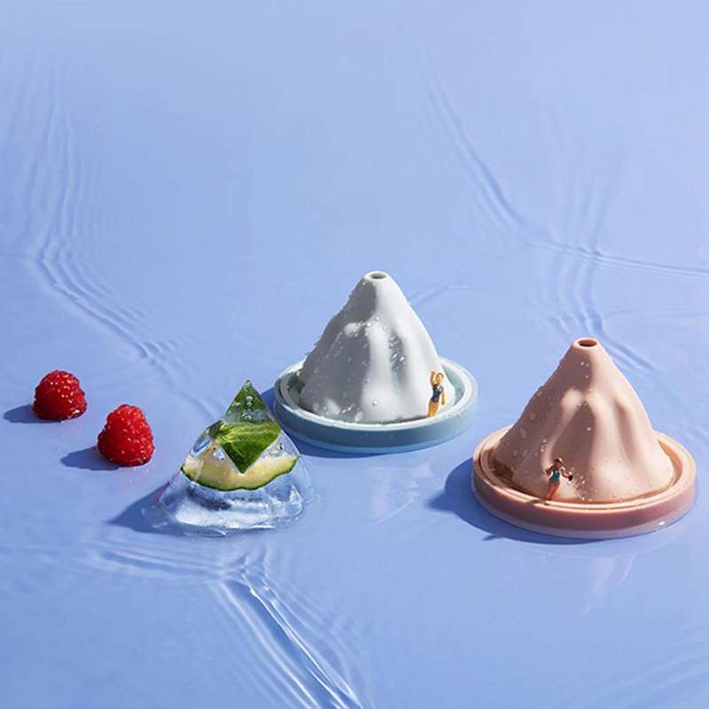 3 Pcs Homemade Ice Square Freezer Mold Accessories Silicone Ice Mold
