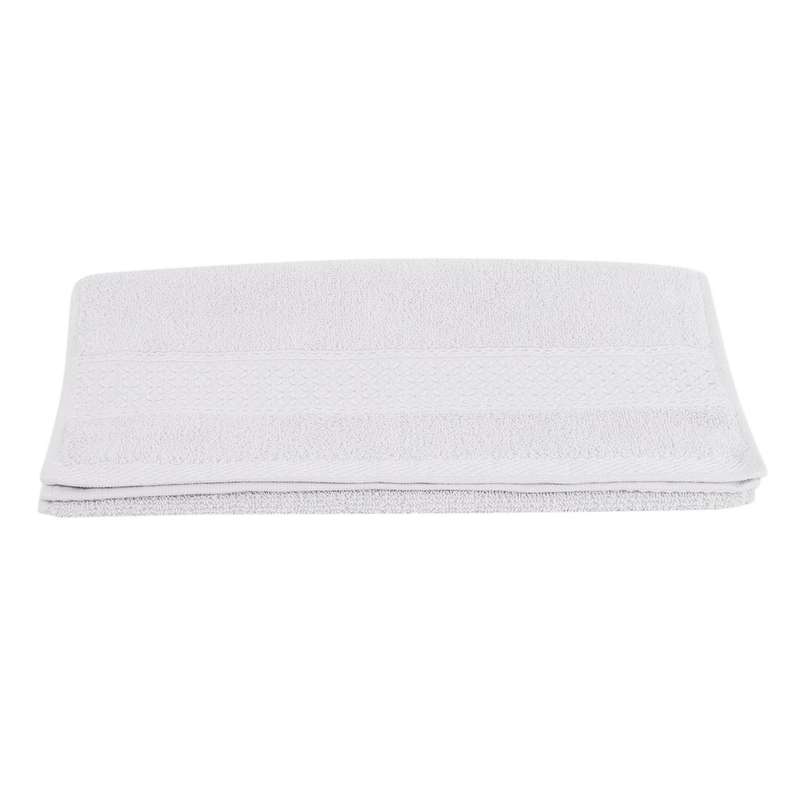 Classic Pleasant Home Bath Towels Set - Combed Cotton Gray