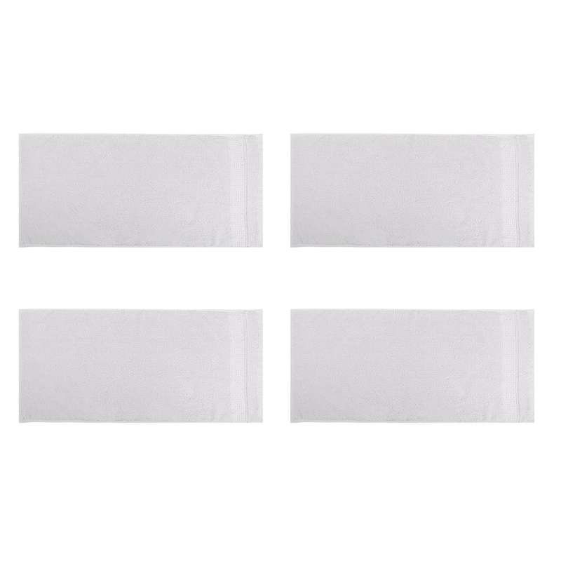 Classic Pleasant Home Bath Towels Set - Combed Cotton Gray