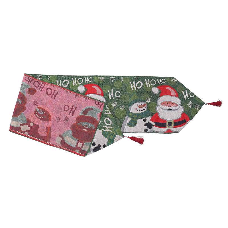 Christmas Table Runner - Holiday Table Runners for Dining Room, D