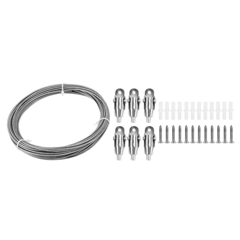 10m Stainless Steel Wire Rope Pvc Coated Steel Cable for Hanging