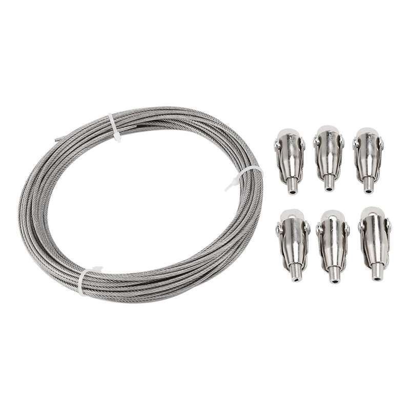 10m Stainless Steel Wire Rope Pvc Coated Steel Cable for Hanging