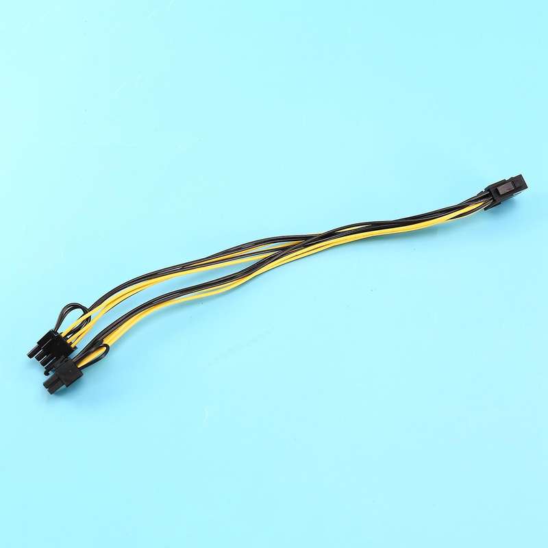 6 Pcs Pcie Splitter, Pci Express Power Adapter Gpu Vga Cable Mining