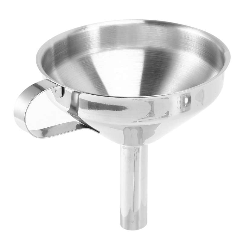 Stainless Steel Funnels Set,funnels with Strainer for Powder Oils