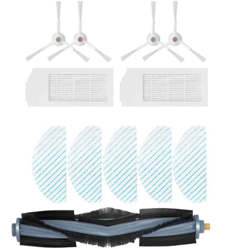 Roller Brush Side Brush Hepa Filter for Ecovacs Deebot T10plus