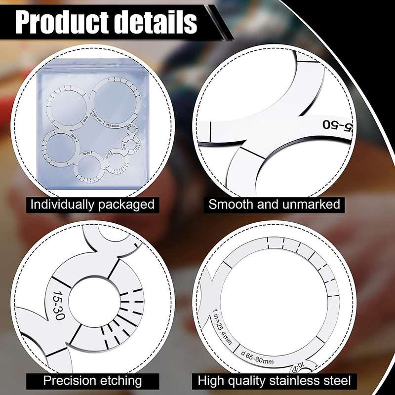 Leather Cutting Tools Corner Cutting Ruler Template Cutting Ruler