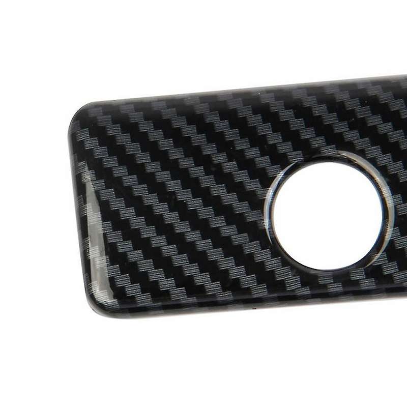Car Carbon Fiber Abs Co-pilot Storage Box Switch Frame Decoration