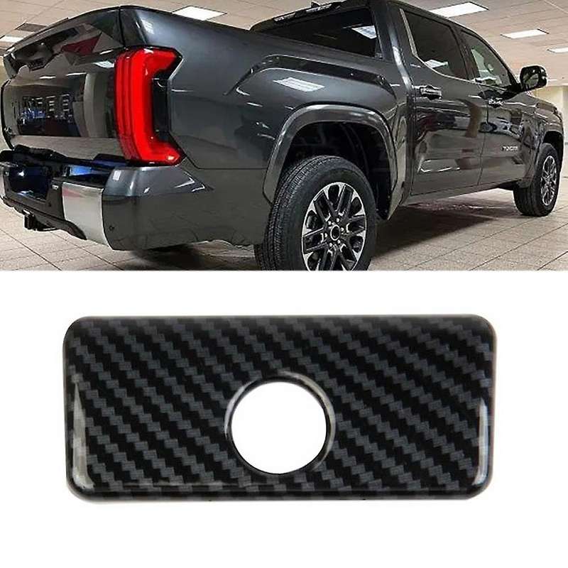 Car Carbon Fiber Abs Co-pilot Storage Box Switch Frame Decoration