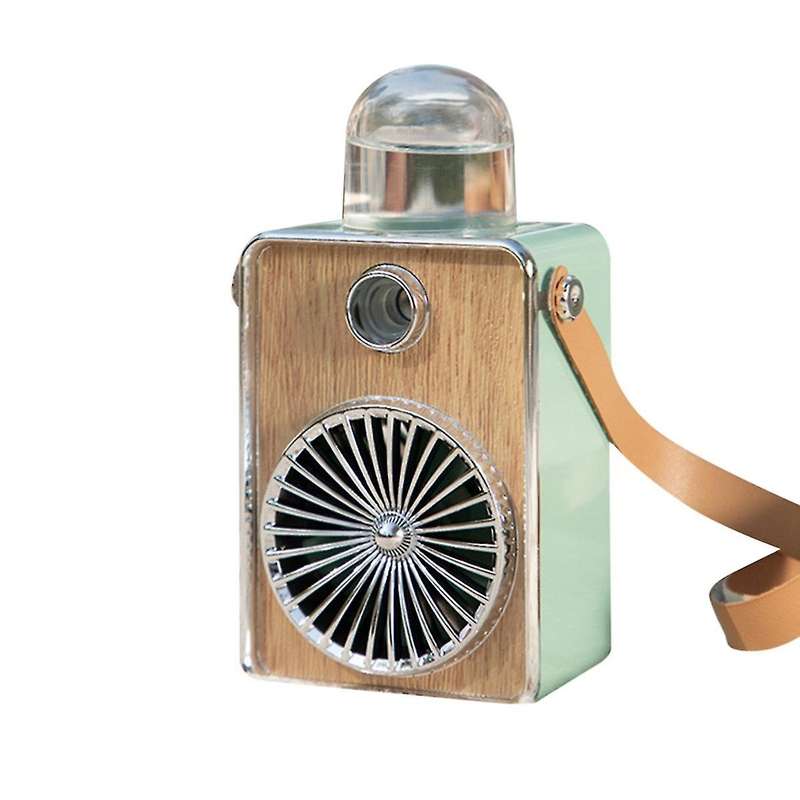3 In 1 Fan Cooling Hanging Neck Usb Fan Air Cooler Fan Green