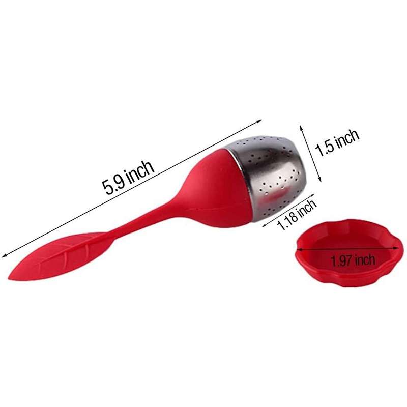 8 Pieces Of Tea Infuser Stainless Steel Tea Strainer Loose Tea