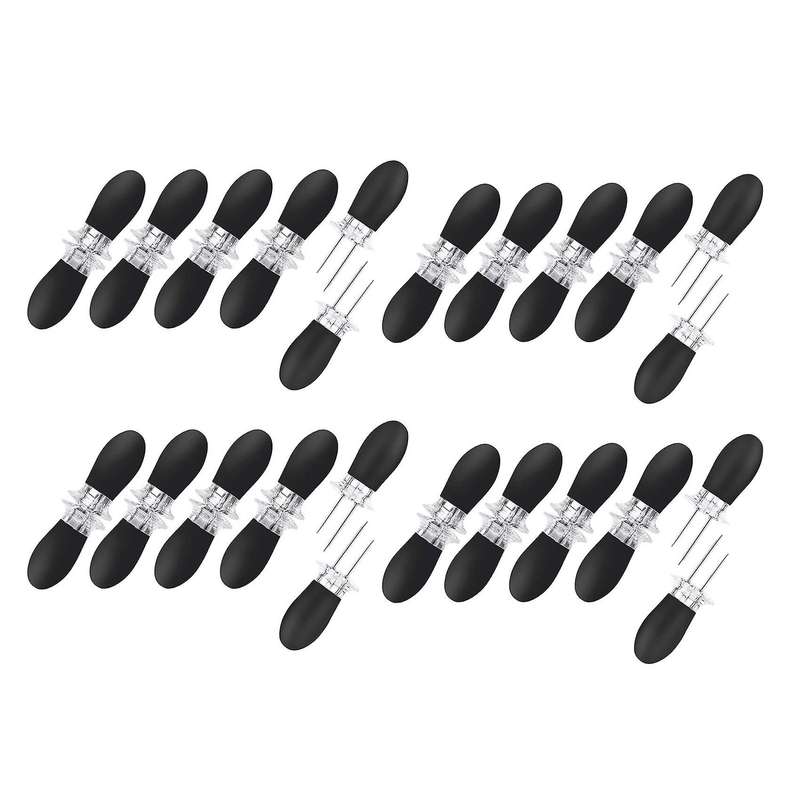 20pcs/10 Pairs Corn Holders Barbecue Supplies Bbq Fork Skewers