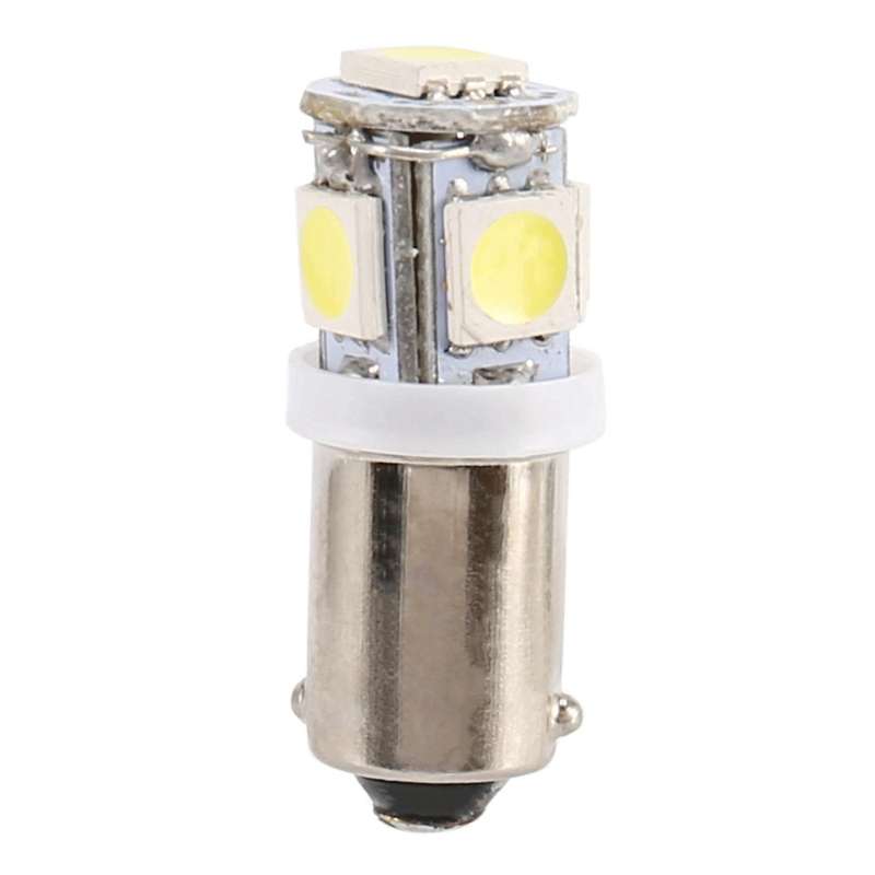 20x Ba9s Lampe Ampoule 5 Leds 5050smd Lumiere Blanc Pour Voiture