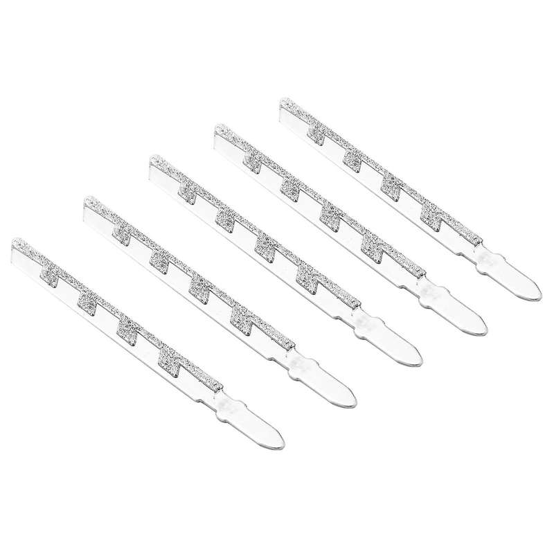 5pcs 101mm 4 Inch T Shank Jigsaw Blades Diamond Masonry Granite Tile