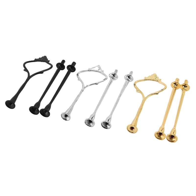 6 Set Tray Hardware for Cake Stand 3 Tier Cake Stand Fitting(3 Color)