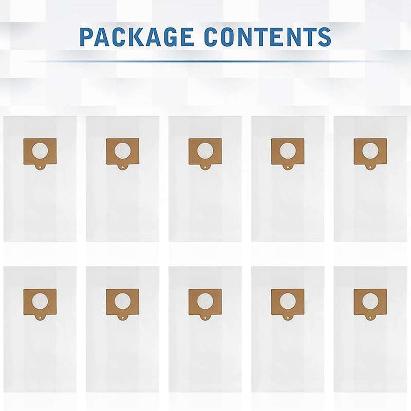 10 Pack Vacuum Bags for Kenmore Canister Vacuums, Replacement Hepa