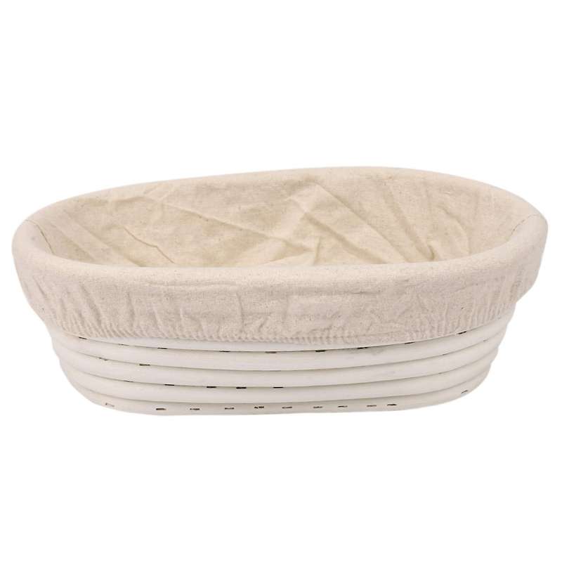 25cm Oval Rattan Cane Bread Proofing Liner Basket Durable