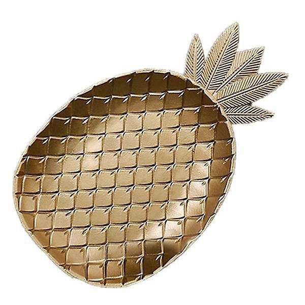 Decorative Tray Gold Pineapple Serving Tray Jewelry Pallet (large)