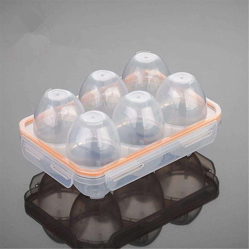 Portable Camping and Leakproof 6 Eggs Carrier Container Case