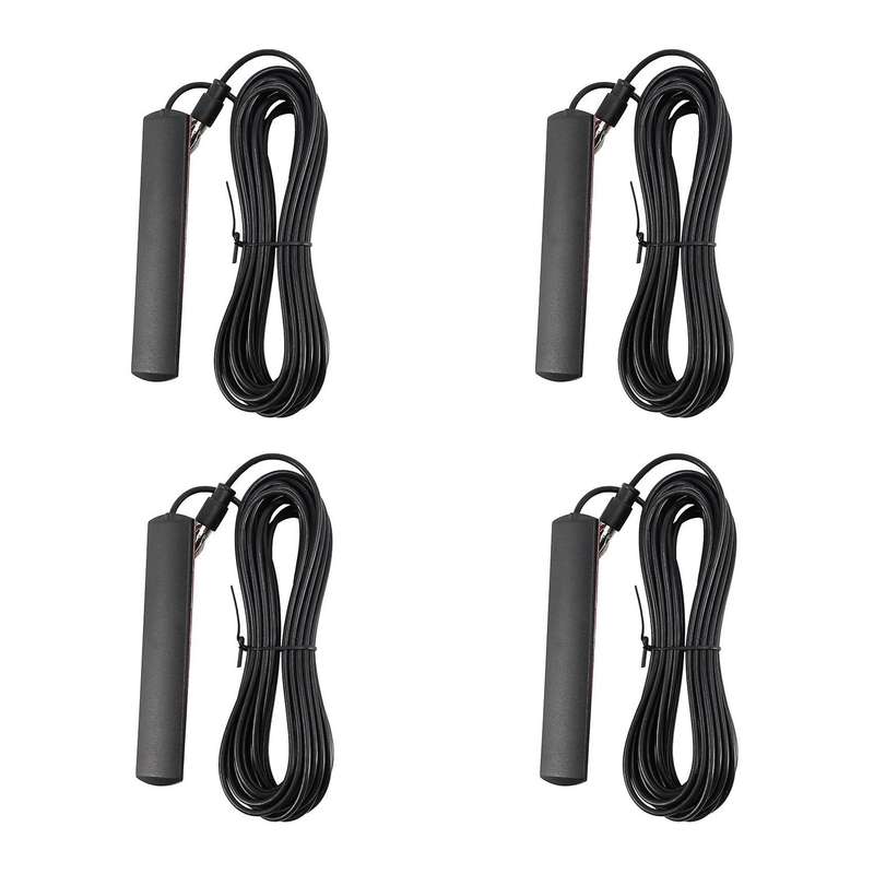 4x Ant-309 Car Radio Antenna - Universal Black Aerial 85-112mhz 5m
