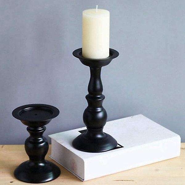 Black European Metal Candlestick Wedding Party Decoration Gifts-b