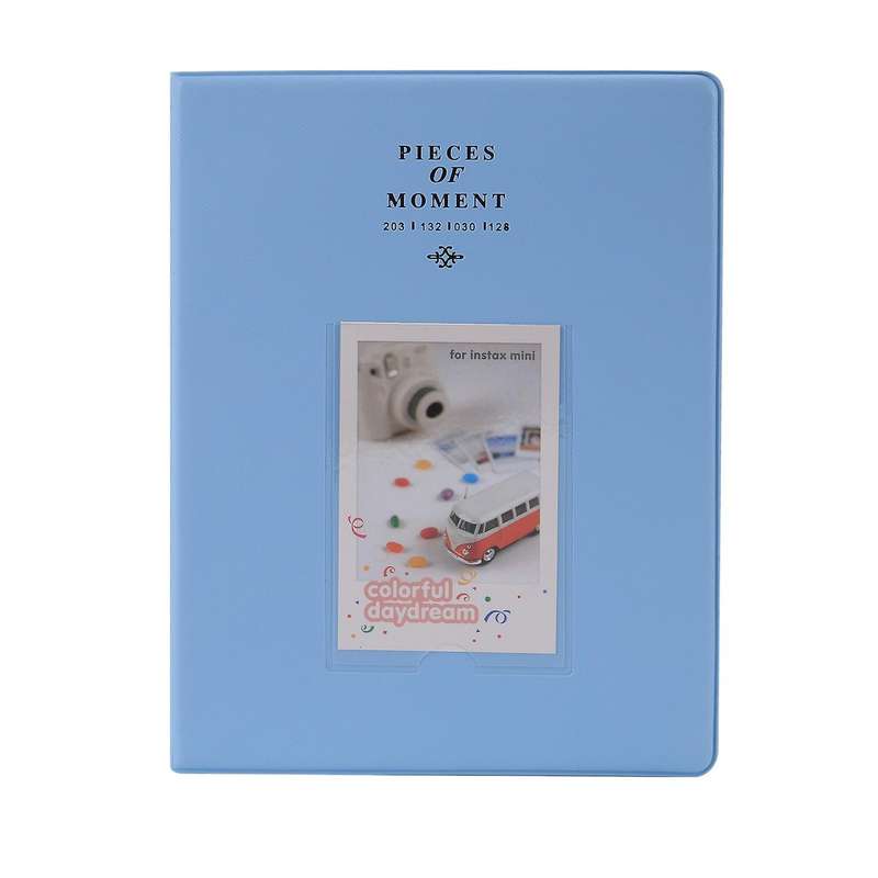 128 Pockets Photo Album for Mini Fuji Instax 70,z2300(blue)