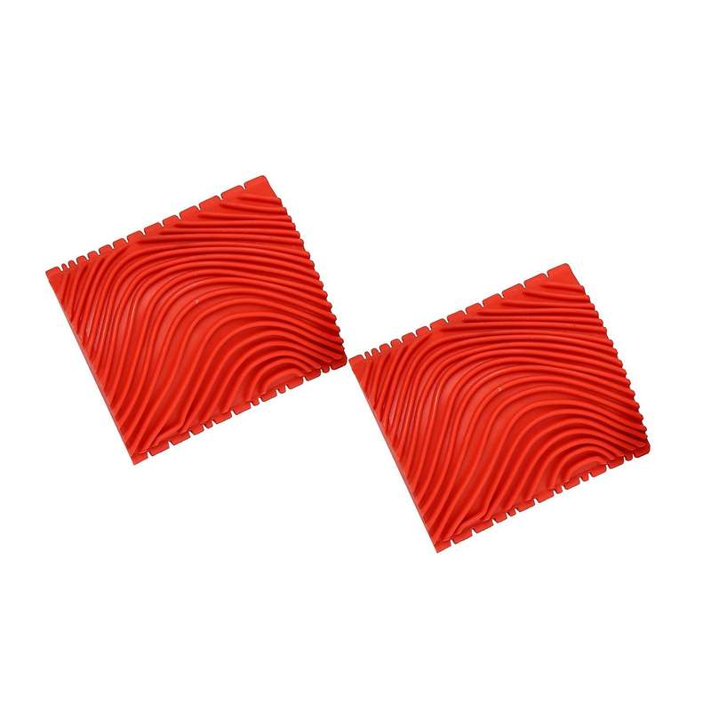 4pcs Wood Graining Roller Rubber Painting Diy Wall Decoration Tools