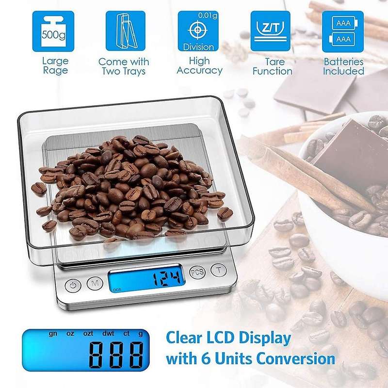 Digital Pocket Scales,kitchen Food Scales,stainless Steel Scales