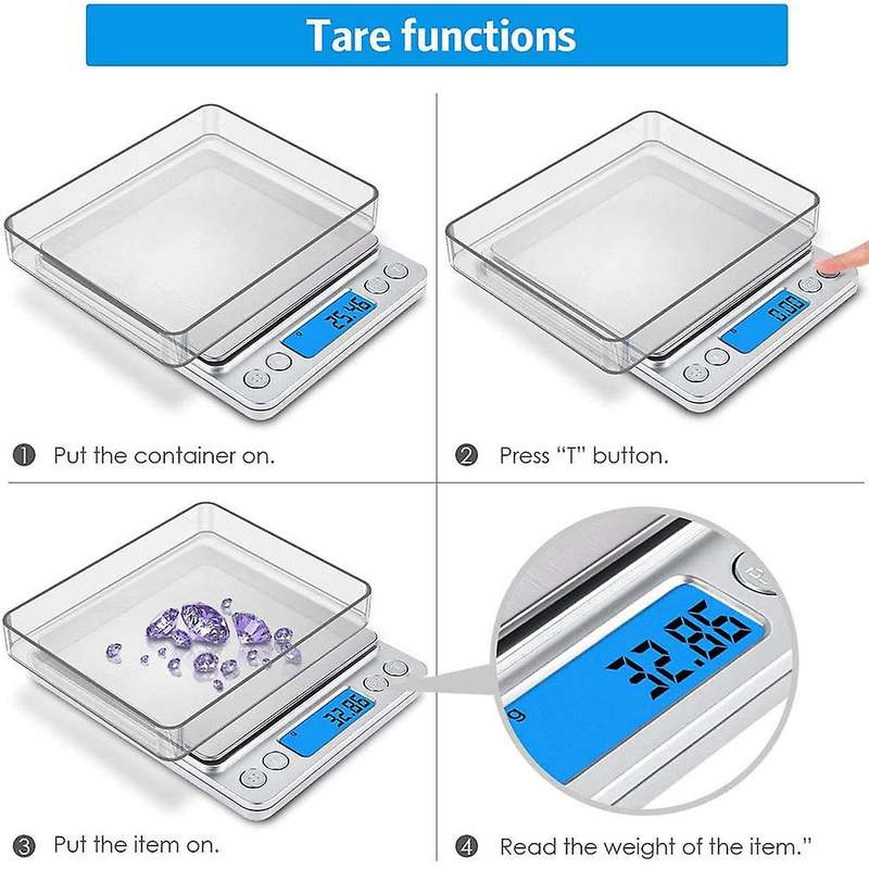 Digital Pocket Scales,kitchen Food Scales,stainless Steel Scales