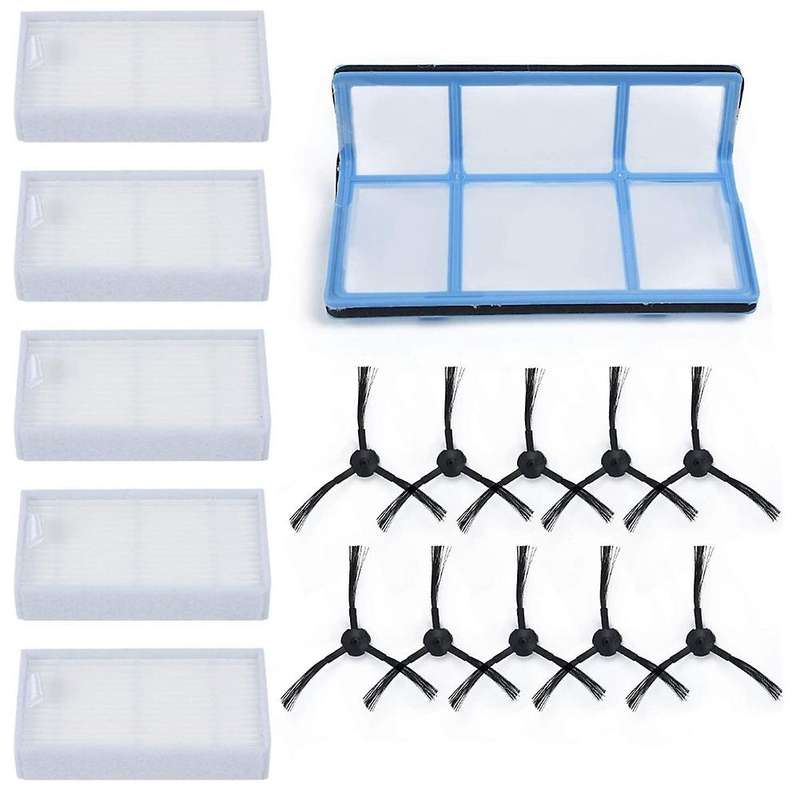 Replacement Vacuum Cleaner Parts Filters Side Brushes for Ilife V3